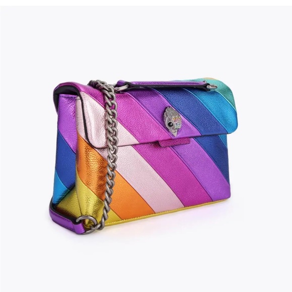 Multicolor Striped LEATHER KENSINGTON BAG - Picture 3 of 7
